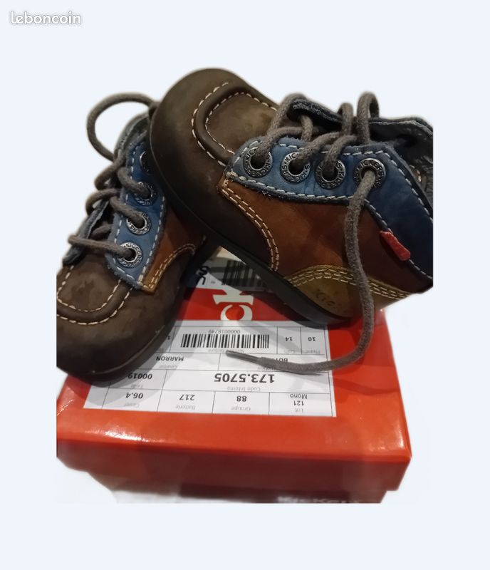 Beebs Kickers Chaussure Bebe Fille Taille 20 CHAUSSURES KICKERS