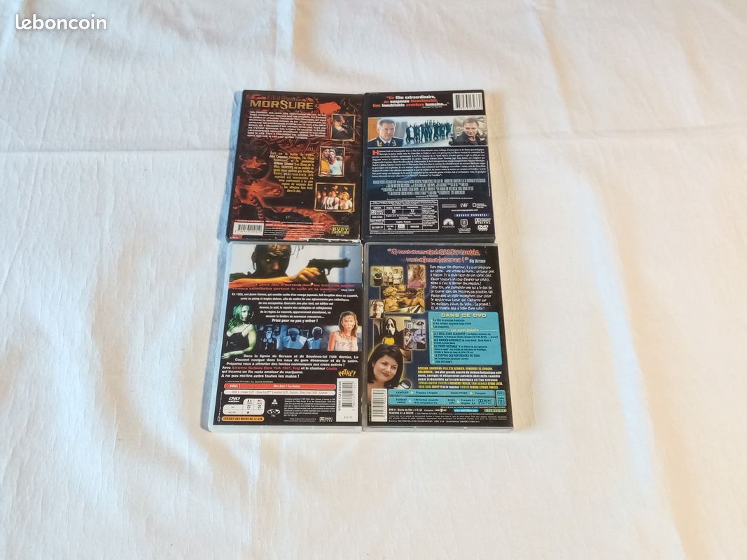 4 DVD, à l'unité ou lot, policier, horreur (image 2)