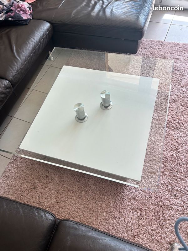 Table basse en verre (image 2)