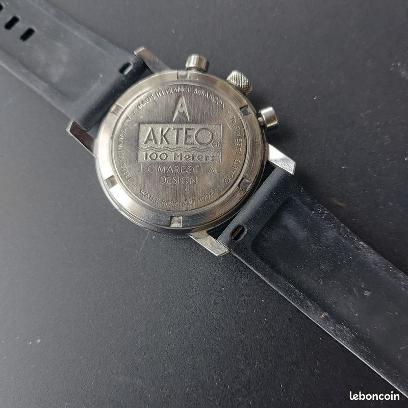 Chronographe AKTEO design JC Mareschal Montres Bijoux