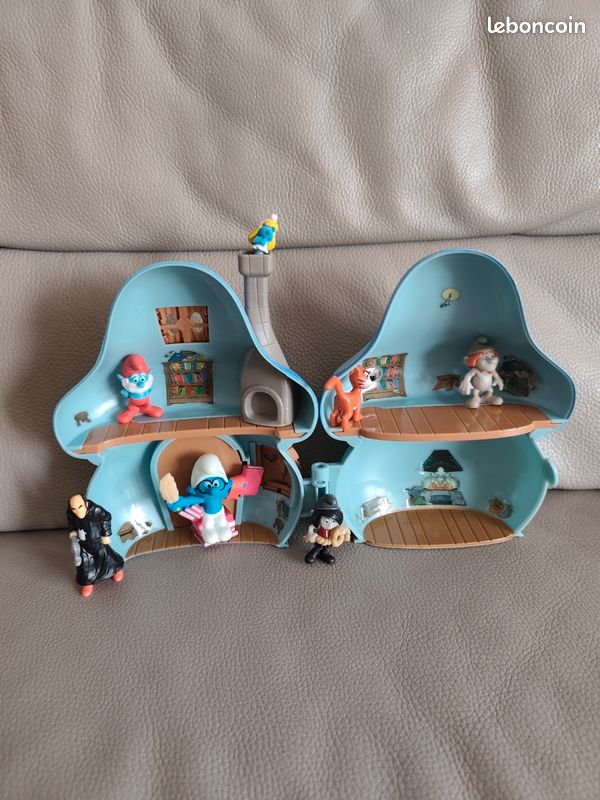Maison bleue de 2016 +7 figurines kinder et autres Schtroumpf a lunettes gargamel azrael hackus Schtroumpfette vexy the Lost village smurf smurfen (image 6)