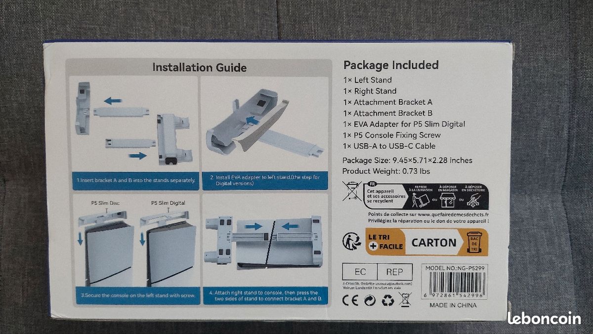 Support Refroidissement PS5 Slim (image 2)