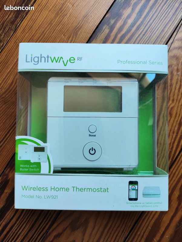 Thermostat connecté Lightwave Bricolage