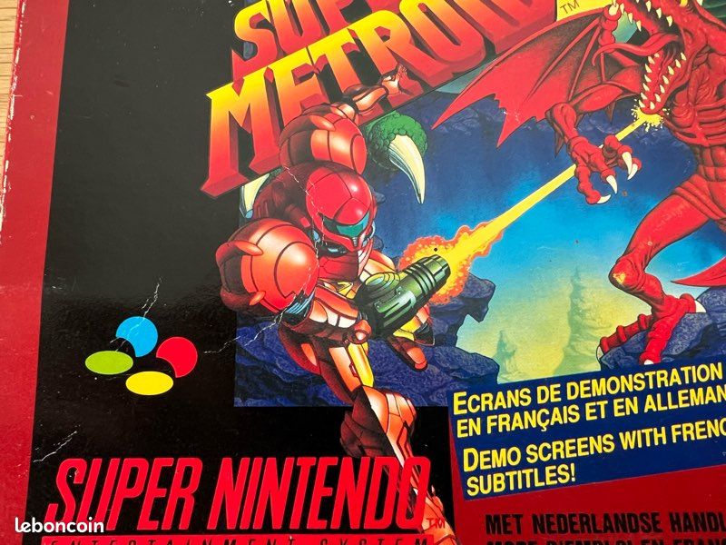 Super metroid FAH en boite bon/très bon état scellé à droite pour console Super Nintendo (image 2)
