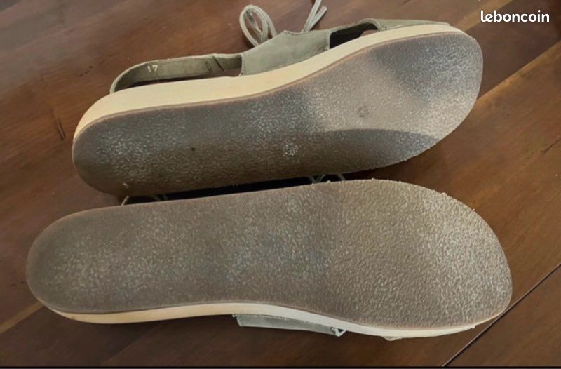 Sandales vert /kaki : Hasbeens (image 7)