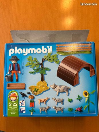 PLAYMOBIL 5122 FARM set with pigs neuf new mib EUR 35,00 - FR
