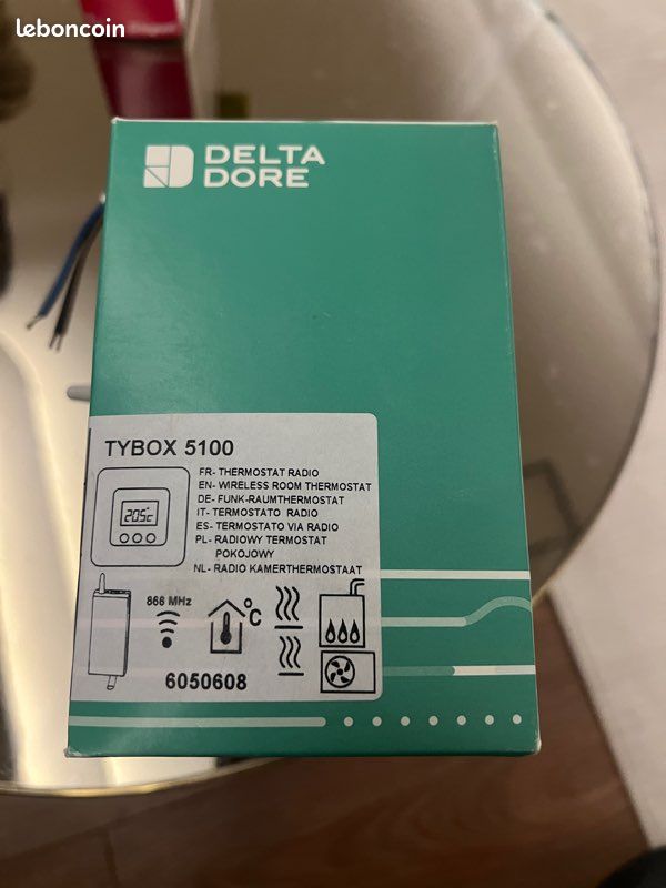 Thermostat d'ambiance radio Delta Dore Tybox 5100 Bricolage