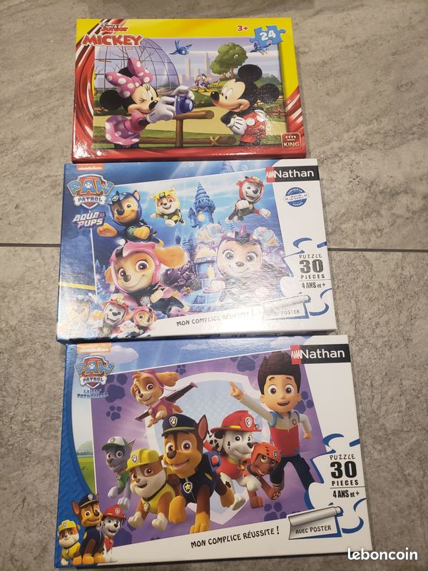 3 boîtes puzzles 3 à 4ans (image 1)