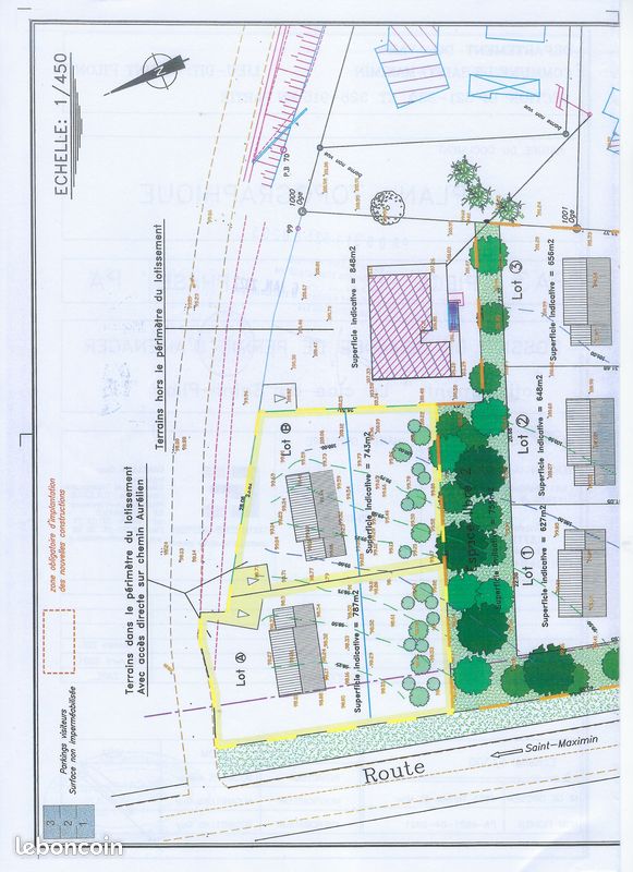 Terrain 787 m² · à Saint-Maximin-la-Sainte-Baume · 787 m² · 195 000 €