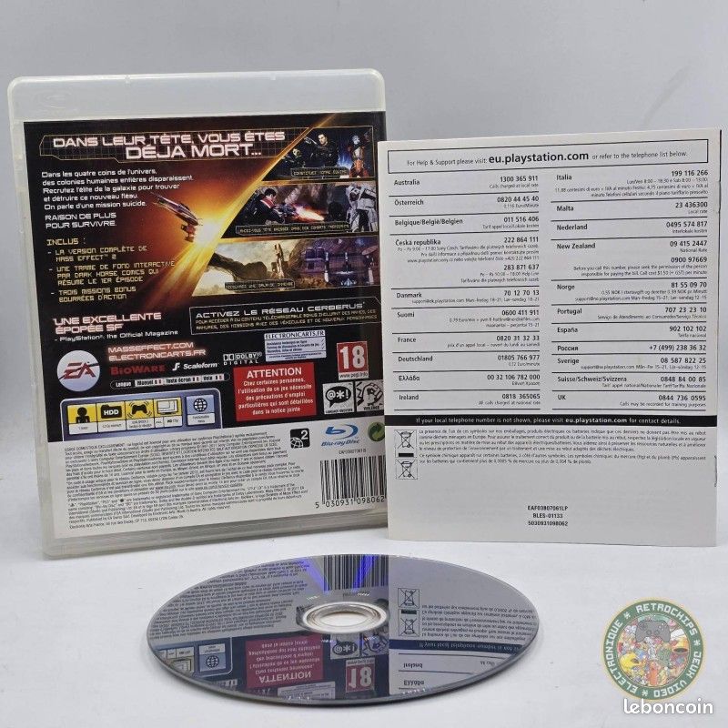 Mass Effect Trilogy Jeu PC DVD-ROM 6 Discs Fr Complet