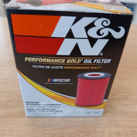 Filtre à Huile K&N HP-7005 - Haute Performance, Remplace Fram CH8158, WIX 51212