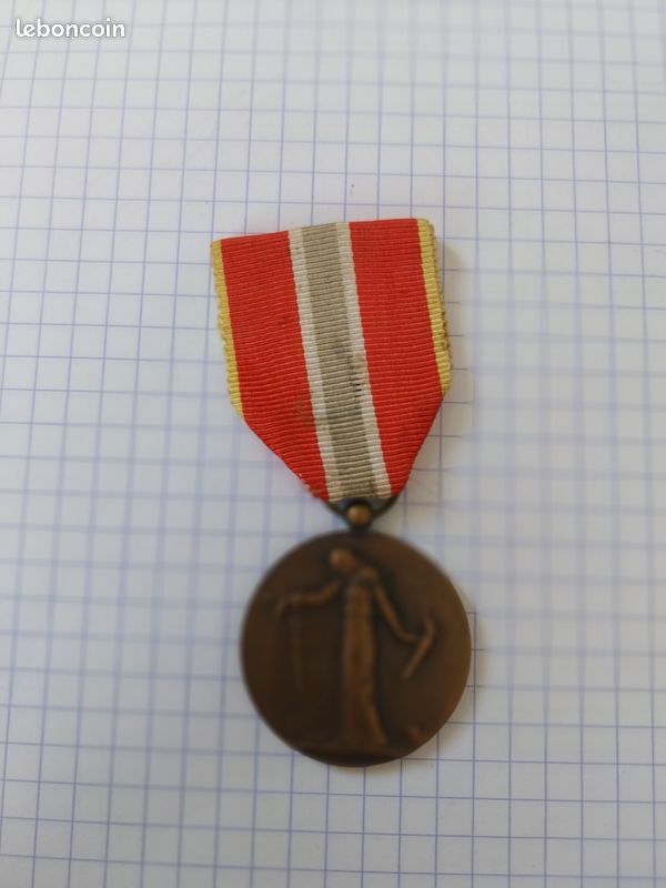 Medaille des déportés de la grande guerre 1914 1918 (image 1)