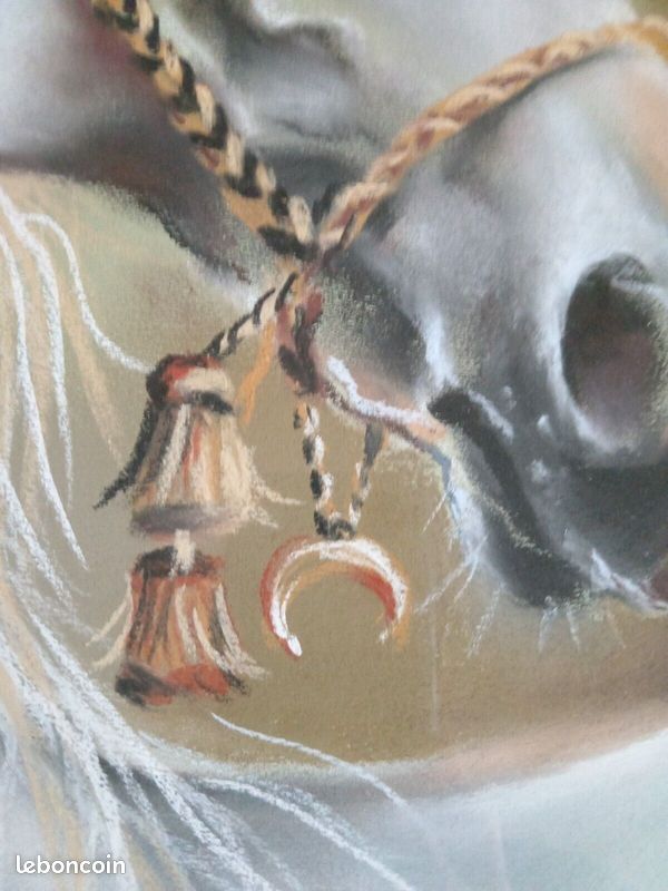Dessin d'un cheval pur sang Arabe signé (image 2)