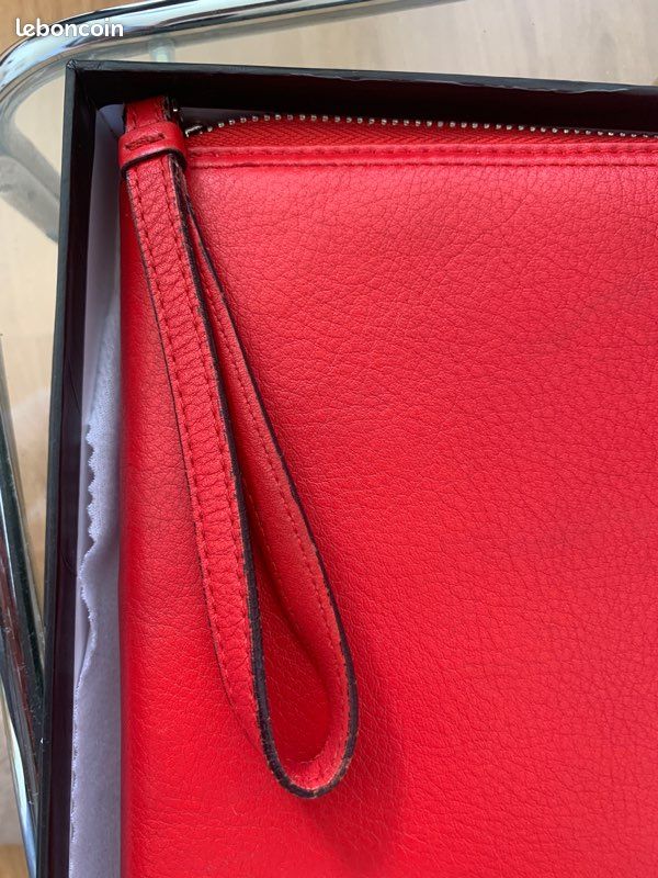 Pochette Lancaster en croûte de cuir (image 5)