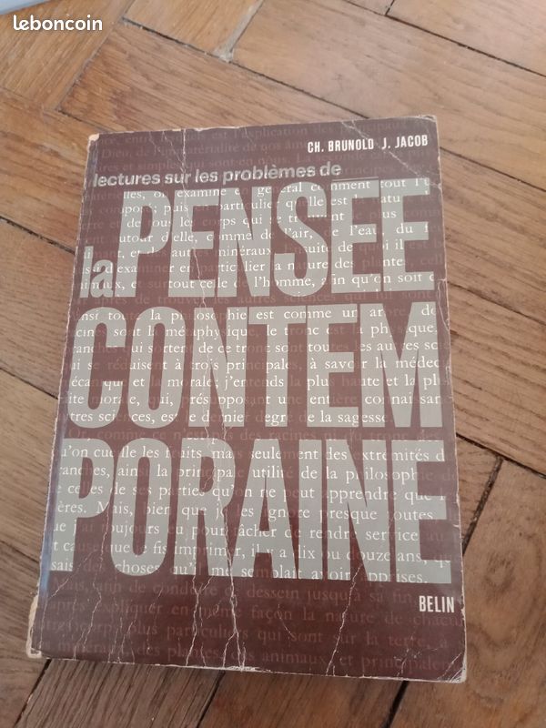 Livre - Lectures sur les problèmes de la pensée contemporaine (image 1)