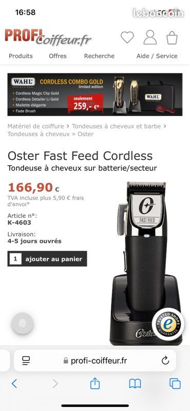 Wella Professionals Tondeuse à cheveux acheter en ligne | baslerbeauty