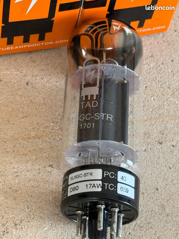Tube Audio 6L6GC Sovtek Premium - Paire Appariée Pour Amplificateur