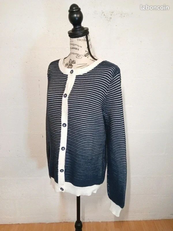 Gilet maille coton La Redoute T40/L – confortable et stylé (image 6)