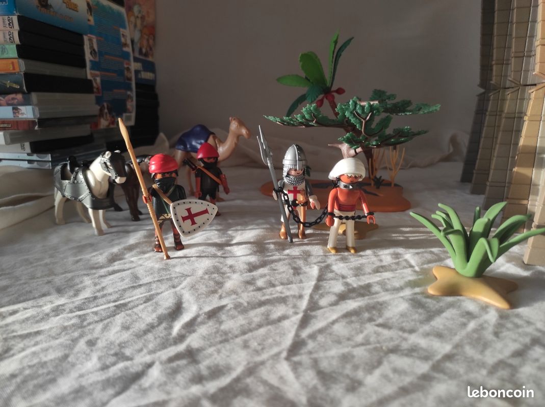 TRES RARE ÉNORME lot de 34 TEMPLIERS+MOINES playmobil EUR 550,00