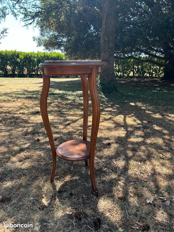 Sellette bois et marbre (image 2)