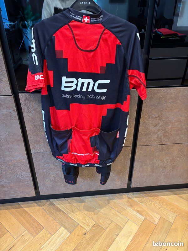 maillot cyclisme a pas cher.: maillot Cyclisme BMC 205 Manche Courte