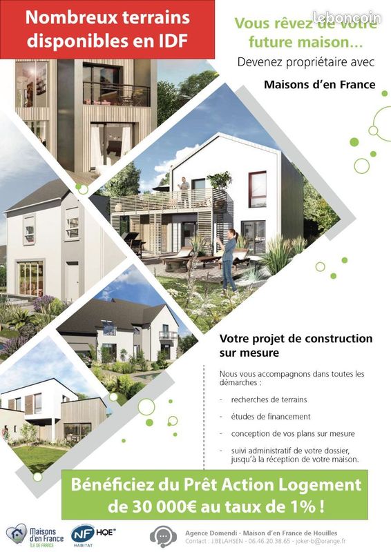 Terrain à bâtir de 500 m² à BOUCONVILLERS (60) · 86 901 €