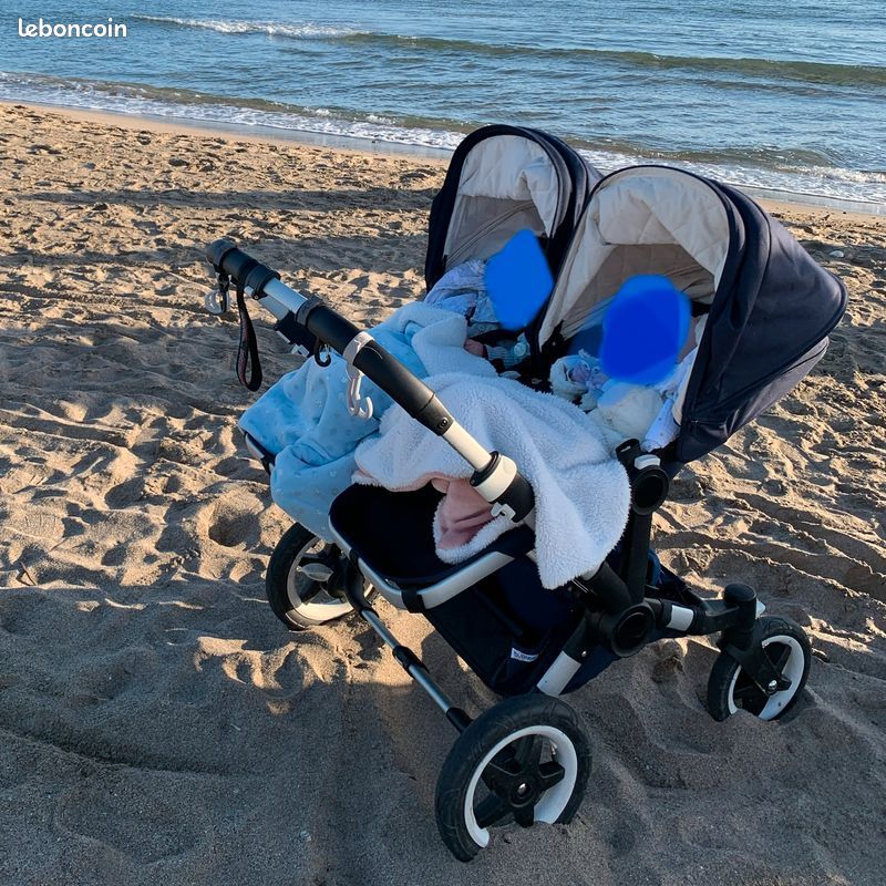 Poussette double tout terrain Bugaboo Donkey jumeaux (image 3)
