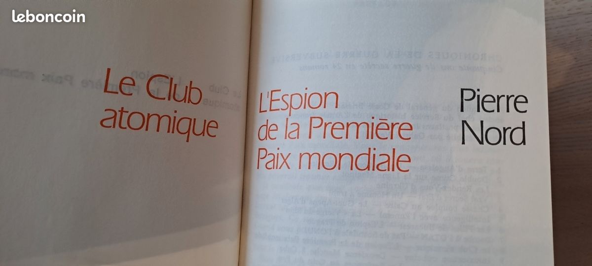 Don 13 ouvrages roman policier Pierre Nord (retrait avant le 19 août) (image 5)