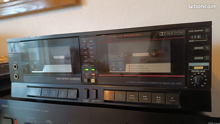 Platine Cassette Thomson DK-717T Hi-Fi – Lecteur HS, Pour Pièces Détachées, Made In Japan
