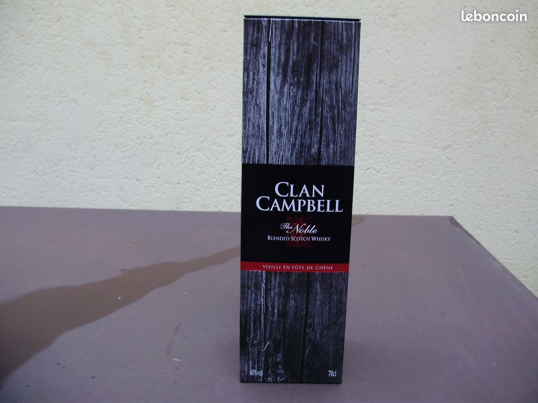 BOITE Clan campbell fut de chene vide whisky collector (image 1)