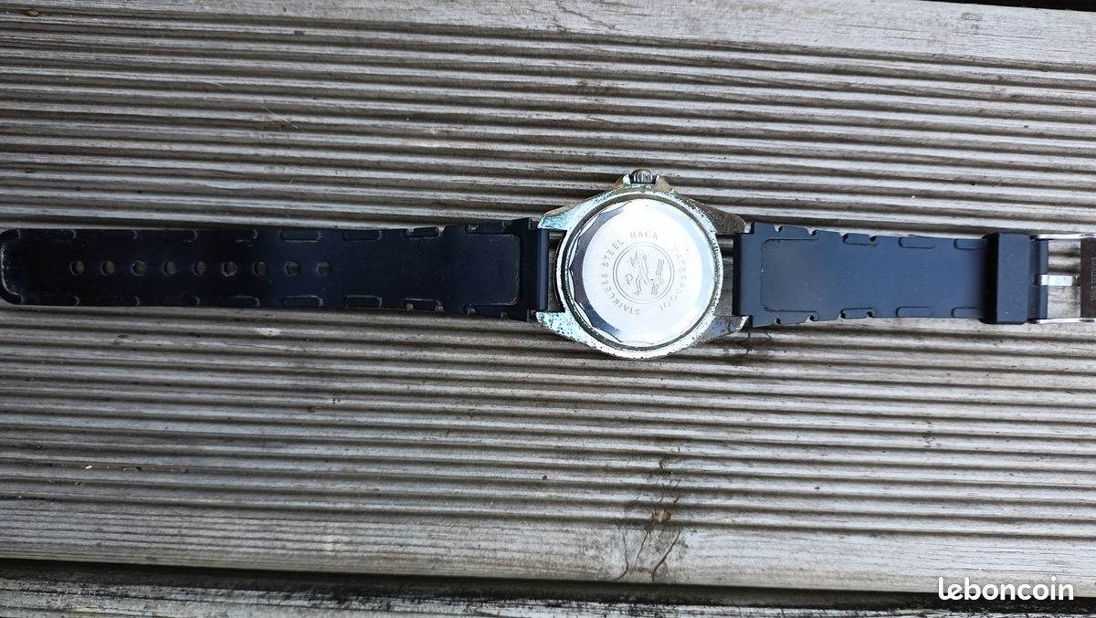 Montre vintage Jean Decret antichoc 17 rubis "skin diver" (image 2)