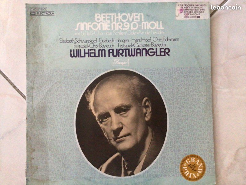 Disques 33 tours Beethoven (image 1)