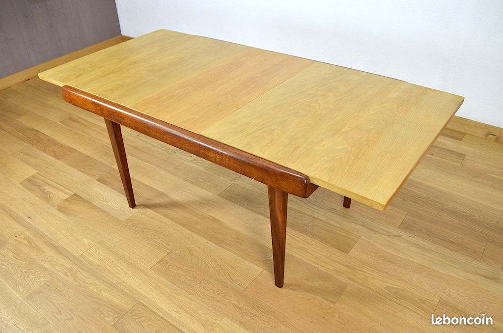 Table de Repas Bi-Ton de Gustave Gautier Édition Éros Vintage 1950 / 1960 (image 4)