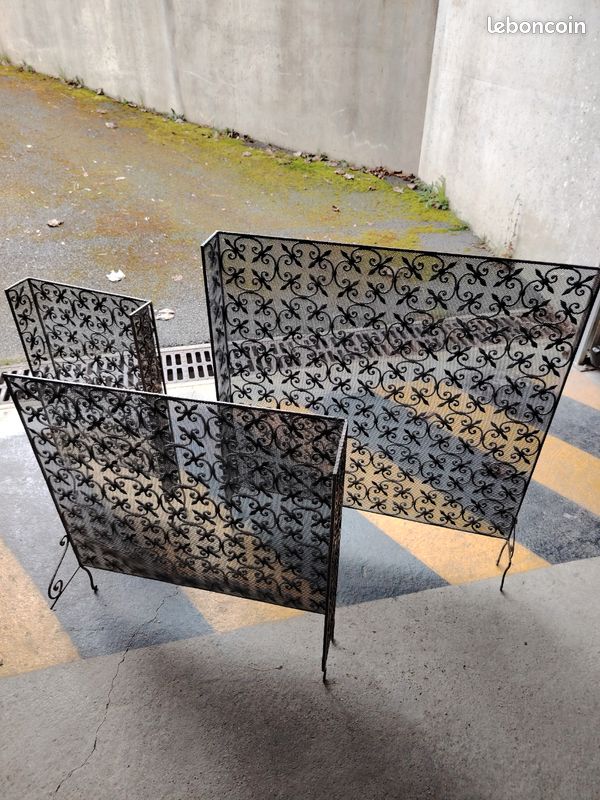 Gris cache radiateur fer forgé (image 2)