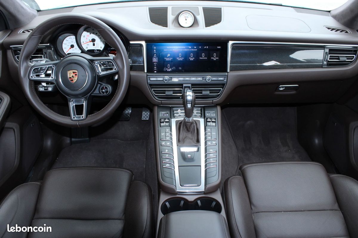 Porsche macan s-3.0l 355ch pdk-toit ouvr-sièg elect 18 reglg-jantes 911 / 21"-suspens pasm-phare pdls-orig france (image 3)