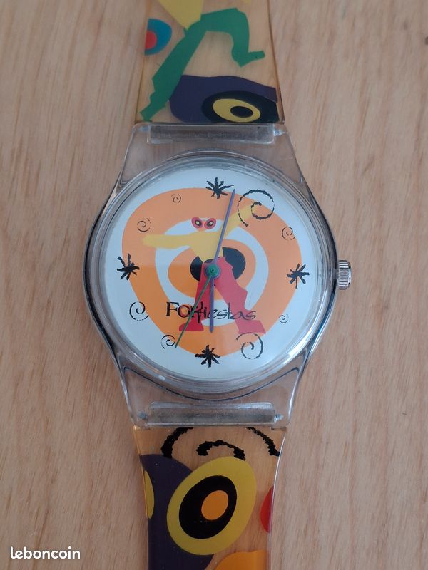 Lot De 5 Montres Publicitaires Chipie, M6, Naf-Naf... - Non Testées, Occasion Très Bon état