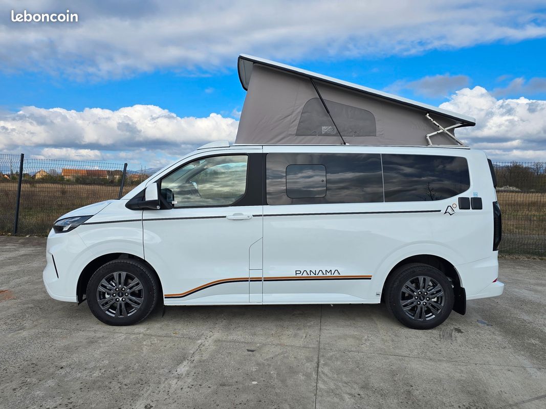 Ford custom panama peak 10+ 2026 camera de recul/webasto/panneau solaire/immat france pas de malus (image 12)