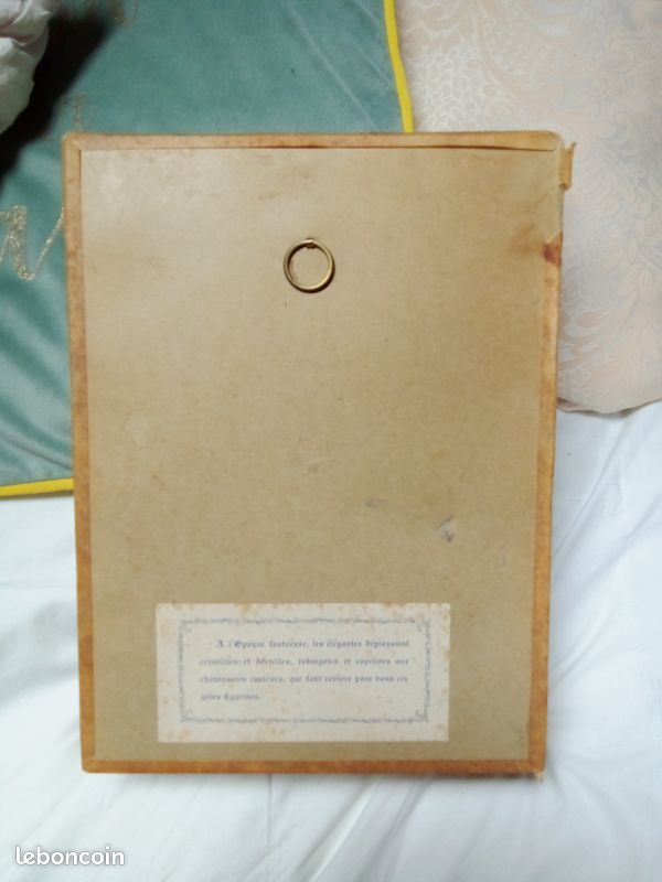 Cadre vitré ancien " le moniteur de la mode" (image 4)