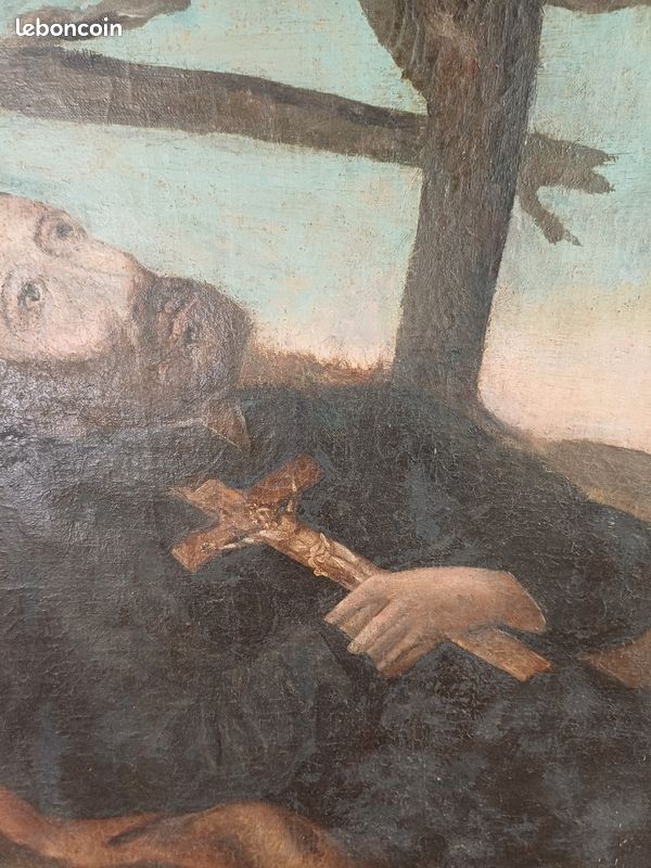 Tableau Mort de Saint François-Xavier et pins des Landes XIXème XXIème siècles (image 6)