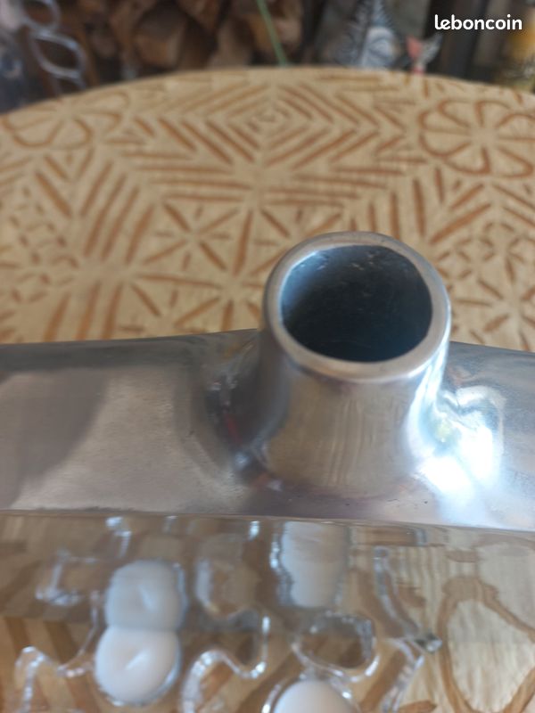 Vase oblongue aluminium (image 5)