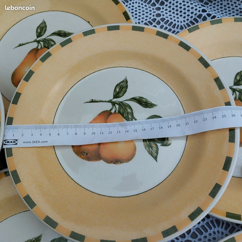 Assiettes plates anglaises Churchill (image 2)
