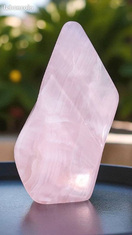 790g, pierre Agate brute polie - Géode de pierre naturelle (image 10)