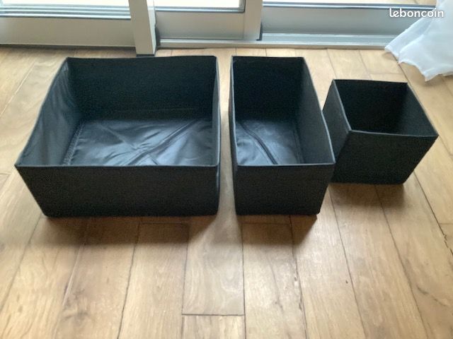 3 boîtes de rangement, Ikea (image 2)