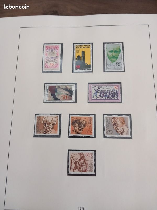 Album Safe France Timbres 1990-1994 - Sans Timbres - Album Classeur Vert - Occasion Bon état