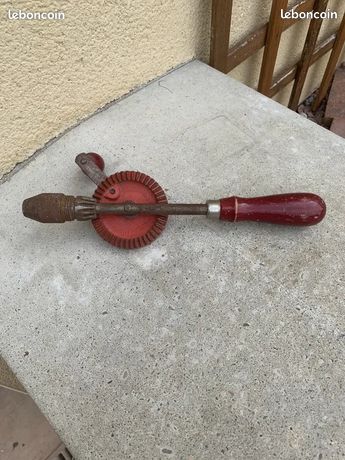 Perceuse Manuelle Vintage West Germany - Occasion, Fonctionnelle - Outil Ancien