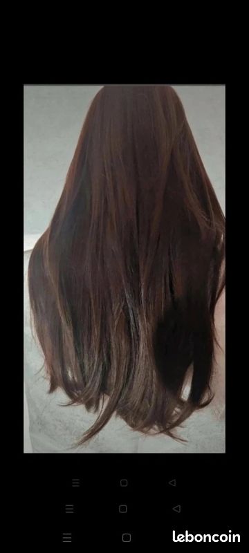 Perruque Naturelle Ombré Châtain Tendance (image 6)
