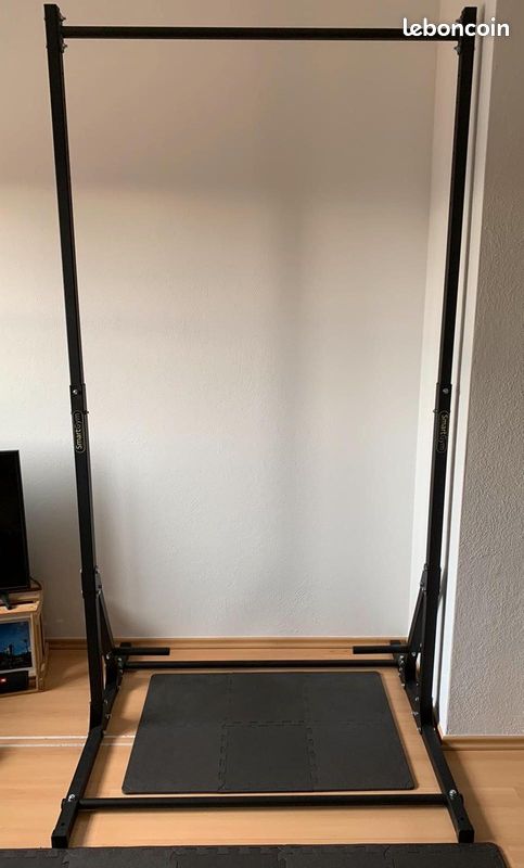 Barre de traction fixe + pompe Rack NEUF Maison musculation Home - cross fit (image 1)