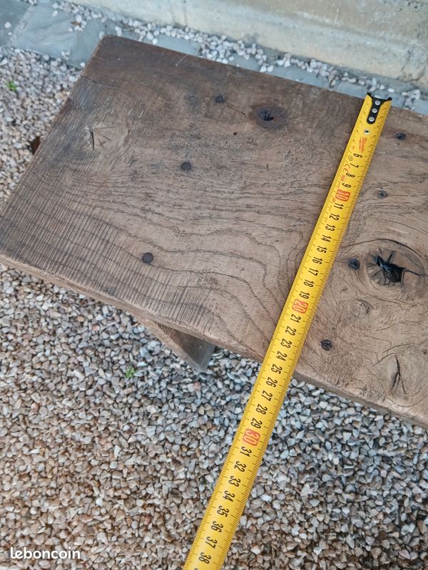 Banc de ferme ancien (image 3)