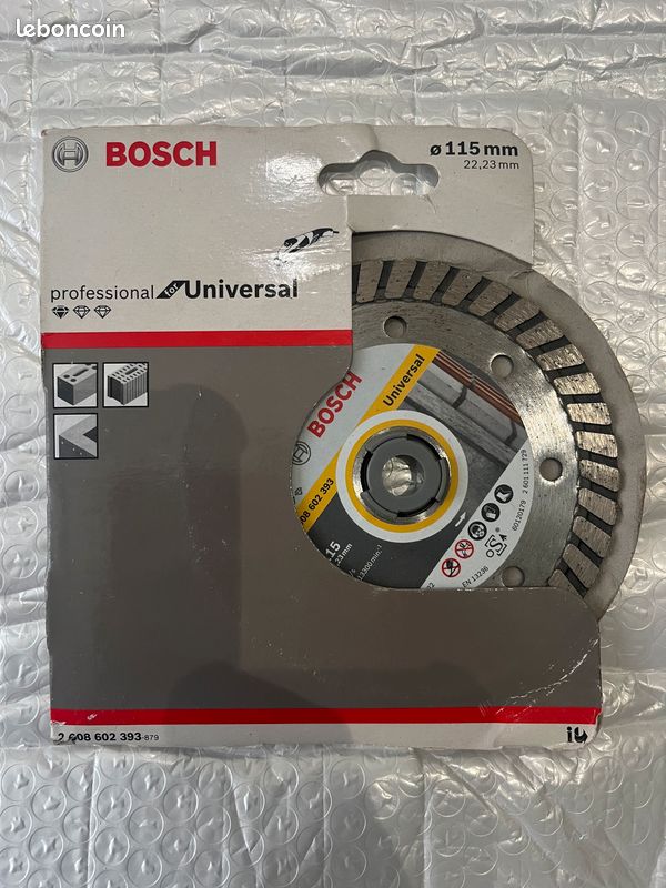 BOSCH - Disque à Tronçonner Diamanté Standard For Universal Turbo 115 X 22 23 X 2 X 10 Mm Pack De 1 Aits3929146