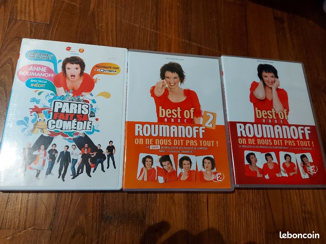 Lot 3 DvD Anne Roumanoff (image 1)